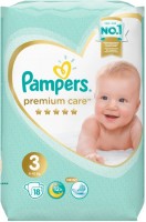 Zdjęcia - Pielucha Pampers Premium Care 3 / 18 pcs 