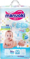 Zdjęcia - Pielucha Manuoki Diapers M / 56 pcs 
