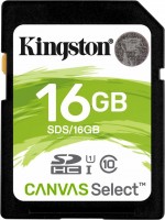 Zdjęcia - Karta pamięci Kingston SD Canvas Select 16 GB