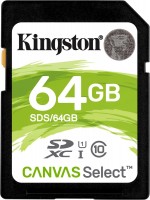 Карта пам'яті Kingston SD Canvas Select 64 ГБ
