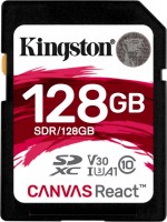 Zdjęcia - Karta pamięci Kingston SD Canvas React 128 GB