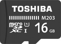 Zdjęcia - Karta pamięci Toshiba M203 microSD UHS-I U1 16 GB