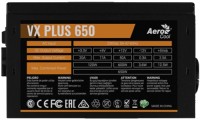 Фото - Блок живлення Aerocool Value Plus VX Plus 650W