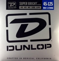 Struny Dunlop Super Bright Nickel Wound 5-String Bass 45-125 