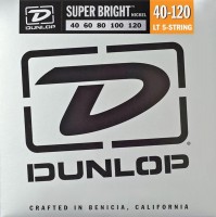 Струни Dunlop Super Bright Nickel Wound 5-String Bass 40-120 
