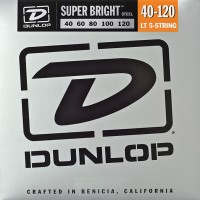 Струни Dunlop Super Bright 5-String Steel Bass 40-120 