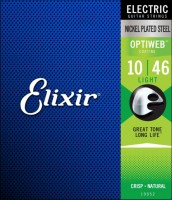 Струни Elixir Electric Optiweb Light 10-46 