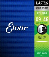 Струни Elixir Electric Optiweb Custom Light 9-46 