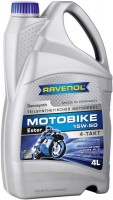 Фото - Моторне мастило Ravenol Motobike 4-T Ester 15W-50 4 л