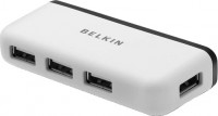 Кардридер / USB-хаб Belkin USB 2.0 4-Port NPS Travel Hub 