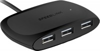 Фото - Кардридер / USB-хаб Speed-Link Snappy USB Hub 4 Port Active 