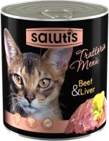Zdjęcia - Karma dla kotów Salutis Trattoria Menu Beef/Liver 0.36 kg 