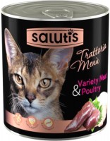 Zdjęcia - Karma dla kotów Salutis Trattoria Menu Variety Meat/Poultry 0.36 kg 