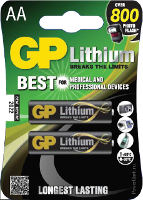 Акумулятор / батарейка GP Lithium 2xAA 