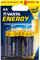 Фото - Акумулятор / батарейка Varta Energy  6xAA