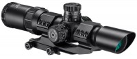 Фото - Приціл Barska SWAT-AR Tactical 1-4x28 IR Mil-Dot R/G 