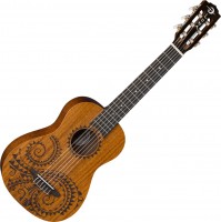 Zdjęcia - Gitara Luna Uke Tattoo Mahogany 6 String Baritone 