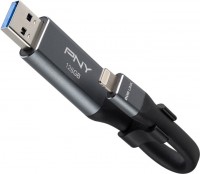 Фото - USB-флешка PNY OTG Duo-Link Lightning 128 ГБ