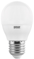 Фото - Лампочка Gauss LED ELEMENTARY G45 7W 2700K E27 53217T 3pcs 