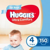 Фото - Підгузки Huggies Ultra Comfort Boy 4 / 150 pcs 