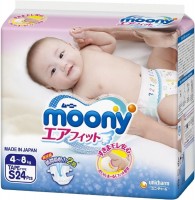 Zdjęcia - Pielucha Moony Diapers S / 24 pcs 