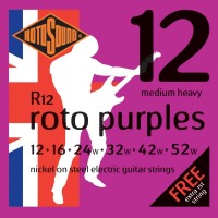 Фото - Струни Rotosound Roto Purples 12-52 