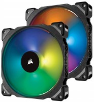 Фото - Система охолодження Corsair ML140 PRO RGB Twin Fan Lighting Node PRO 