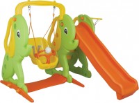 Zdjęcia - Zjeżdżalnia Pilsan Elephant Slider Swing Set 