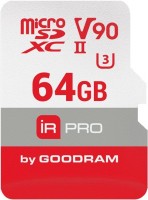 Фото - Карта пам'яті GOODRAM microSD IRDM Pro V90 UHS II U3 64 ГБ
