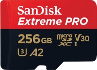 Карта пам'яті SanDisk Extreme Pro V30 A2 microSDXC UHS-I U3 256 ГБ
