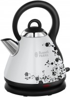 Zdjęcia - Czajnik elektryczny Russell Hobbs Legacy Floral 21963-70 2400 W 1.7 l  biały