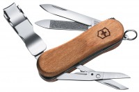 Nóż / multitool Victorinox Delemont Nail Clip Wood 580 