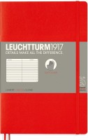 Zdjęcia - Notatnik Leuchtturm1917 Ruled Paperback Red 