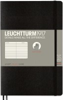 Zdjęcia - Notatnik Leuchtturm1917 Ruled Paperback Black 