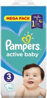 Zdjęcia - Pielucha Pampers Active Baby 3 / 124 pcs 