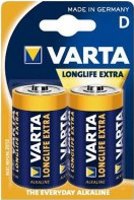 Акумулятор / батарейка Varta Longlife Extra 2xD 