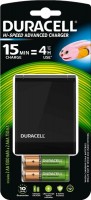 Зарядка для акумуляторної батарейки Duracell CEF27 + 2xAA 1300 mAh + 2xAAA 750 mAh 