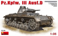 Zdjęcia - Model do sklejania (modelarstwo) MiniArt Pz.Kpfw.III Ausf.D (1:35) 