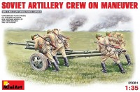 Збірна модель MiniArt Soviet Artillery Crew on Maneuver (1:35) 