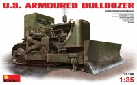 Фото - Збірна модель MiniArt U.S. Armoured Bulldozer (1:35) 