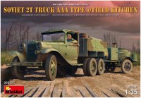 Zdjęcia - Model do sklejania (modelarstwo) MiniArt Soviet 2 Ton Truck AAA Type w/Field Kitchen (1:35) 