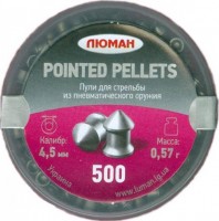 Фото - Кулі й патрони Luman Pointed Pellets 4.5 mm 0.57 g 500 pcs 