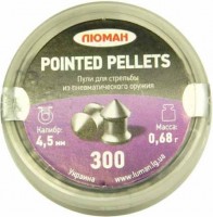 Фото - Кулі й патрони Luman Pointed Pellets 4.5 mm 0.68 g 300 pcs 