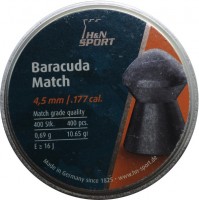 Кулі й патрони Haendler & Natermann Baracuda 4.5 mm 0.69 g 400 pcs 