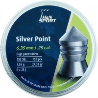 Pocisk i nabój Haendler & Natermann Silver Point 6.35 mm 1.58 g 150 pcs 