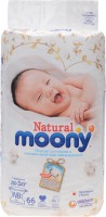 Zdjęcia - Pielucha Moony Natural Diapers NB / 66 pcs 