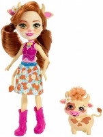 Лялька Enchantimals Cailey Cow and Curdle FXM77 