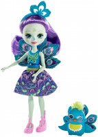 Lalka Enchantimals Patter Peacock and Flap FXM74 