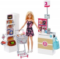 Zdjęcia - Lalka Barbie Supermarket FRP01 