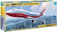 Фото - Збірна модель Zvezda Civil Airliner Boeing 747-8 (1:144) 